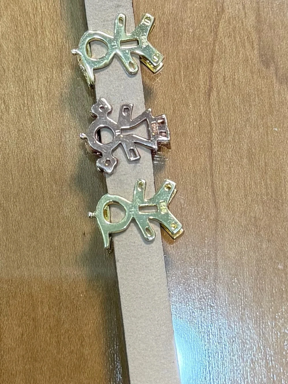 Links of London-925 Sterling Silver Family/Charms Sliders/Clip-ons Leather Band